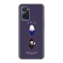 Чехлы Венсдей на Realme 9i Уэнсдей (AlphaPrint) (Уэнздей и подруга)