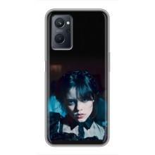 Чехлы Венсдей на Realme 9i Уэнсдей (AlphaPrint) (взгляд Уэнздей)