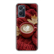 Чохол з унікальним дизайном 'Осінь з кавою' для Realme 9i – Кава на ковдрі
