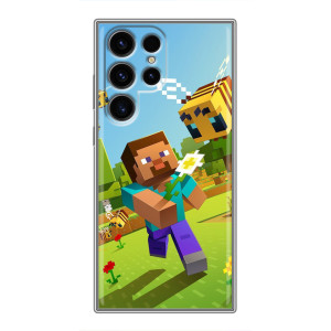 Чехол с картинками Майнкрафт для 

РеаlMe C100 5G 
 – Персонаж Майнкрафт