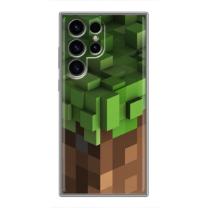 Чехол с картинками Майнкрафт для 

Реалми С100 
 – Пиксельный Майнкрафт