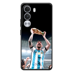Чехлы Лео Месси Аргентина для Realme C100i – Счастливый Месси