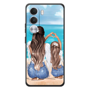 Чехол с печатью для Realme C100i - (Мама с ребенком) (AlphaPrint)