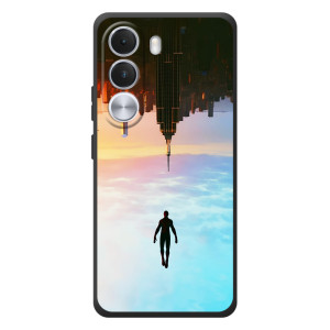 Чехол с человеком пауком для Realme C100i - (AlphaPrint)