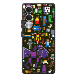 Чехол Майнкрафт на Realme C100i (AlphaPrint) Minecraft