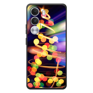 Чехол Новогодняя Елка на Realme C100i – Гирлянды