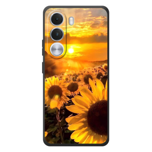 Чохол з Квітами для Realme C100i – поле соняшників