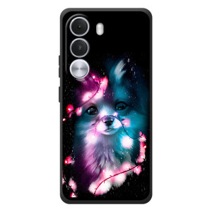 Чехол с Лисичкой для Realme C100i – Черная Лиса
