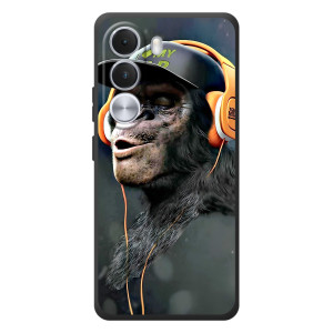 Чехол с Обезьянами Realme C100i - (AlphaPrint)