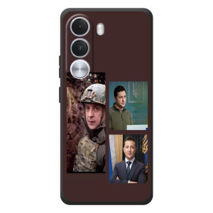 Чехол для Realme C100i (AlphaPrint - с принтом Зеленского)