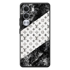 Чехол Стиль Louis Vuitton на Realme C100i (LV на белом)