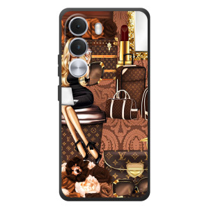 Чехол Стиль Louis Vuitton на Realme C100i (Мода Луи Виттон)