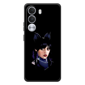 Чехлы Венсдей на Realme C100i Уэнсдей (AlphaPrint)