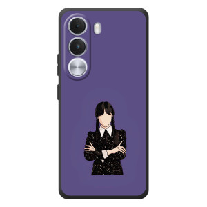 Чехлы Венсдей на Realme C100i Уэнсдей (AlphaPrint)
