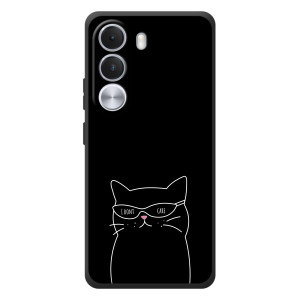 Чехол с рисунком кот на Realme C100i