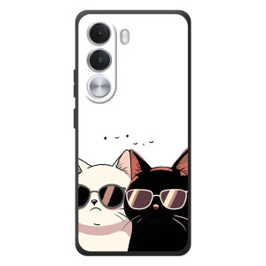 Чехол с рисунком кот на Realme C100i