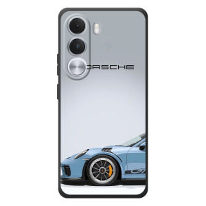 Чехол с авто Порше для Realme C100i – Голубой Порше