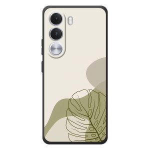 Силиконовый чехол с принтом в цветах на Realme C100i