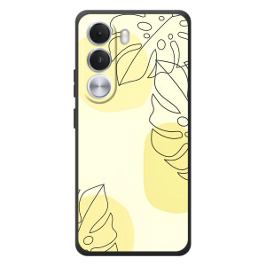Силиконовый чехол с принтом в цветах на Realme C100i