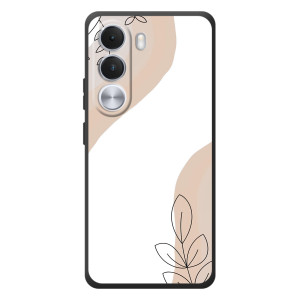 Силиконовый чехол с принтом в цветах на Realme C100i