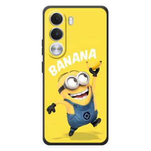 Мультяшный принт на Чехол для Реалми С100и (Banana)