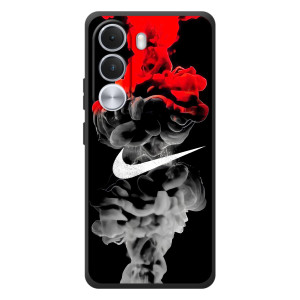 Силиконовый Чехол на Realme C100i с картинкой Nike – Nike дым