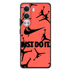 Силиконовый Чехол Nike Air Jordan на Реалми С100и (Just Do It)