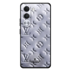Текстурный Чехол Louis Vuitton для Реалми С100и (Белый ЛВ)