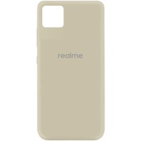 Чехол Silicone Cover My Color Full Protective (A) для Realme C11 – Бежевый