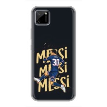 Чехлы для Realme C11 (Leo чемпион) (AlphaPrint) (Messi ПСЖ)