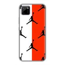 Чохли для Realme C11 - з картинкою JORDAN (AlphaPrint) – Лого Джордан