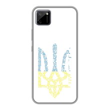 Чехлы для Realme C11  Укр. Символика (AlphaPrint) (Герб из букв)