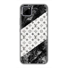 Чехол Стиль Louis Vuitton на Realme C11 (LV на белом)