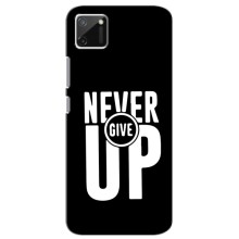 Силіконовый Чохол на Realme C11 з картинкою НАЙК – Never Give UP