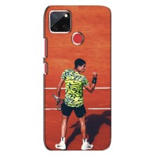 Чехлы с принтом Спортивная тематика для Realme C12 – Алькарас Теннисист