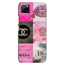 Чехол (Dior, Prada, YSL, Chanel) для Realme C12 (Модница)