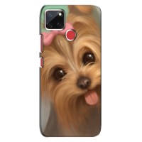 Чехол (ТПУ) Милые собачки для Realme C12 – Йоршенский терьер