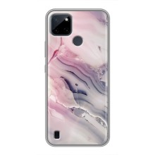Мраморний чехол на Realme C12 (VPrint) (Пурпурний Мрамор)
