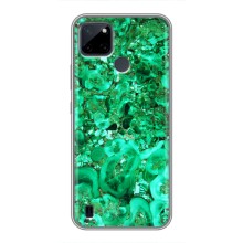 Мраморний чехол на Realme C12 (VPrint) (Салатовий Мрамор)