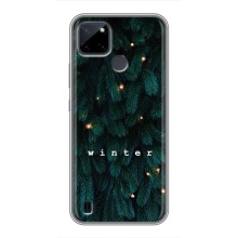 Новогодние, Праздничные Чехлы для Realme C12 - 2024 год (Winter)