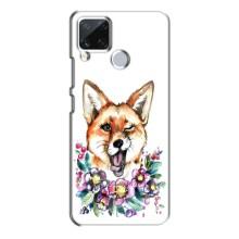 Чохли з картинкою Лисичка для Realme C15 (VPrint) (Весела лисичка)