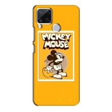 Чехлы с принтом Микки Маус на Realme C15 (Испуганный Микки)