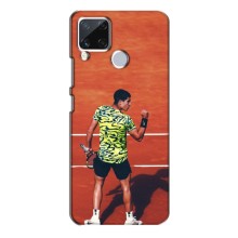 Чехлы с принтом Спортивная тематика для Realme C15 – Алькарас Теннисист