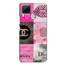 Чехол (Dior, Prada, YSL, Chanel) для Realme C15 (Модница)