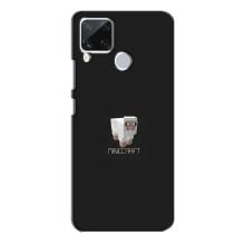 Чохол Майнкрафт на Realme C15 (AlphaPrint) Minecraft (Овечка Майнкрафт)