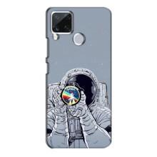 Чохол NASA для Realme C15 (AlphaPrint) (Космонавт фото)