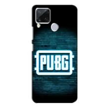 Чеjхол PUBG для РєалМє С15 (AlphaPrint) (Лого PUBG)