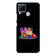 Чохли Амонг Ас для Realme C15 (AlphaPrint) (Амонг-ас)