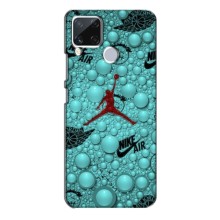 Силиконовый Чехол Nike Air Jordan на Реалми С15 (Джордан Найк)