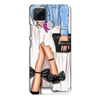 Силиконовый Чехол на Realme C15 с картинкой Стильных Девушек (Мода)